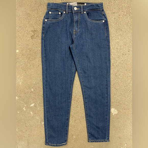 Girl's Mini Mom Silver Tab Levi's Jeans size 12 REG - Picture 1 of 11